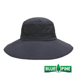 【青松戶外】抗UV防曬圓盤帽-黑色-B62203-09(防曬帽/機能帽/遮陽帽/休閒帽)