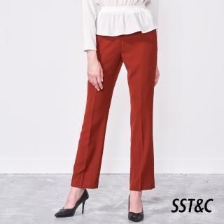 【SST&C 最後65折】磚紅直筒修身西裝褲7262009006