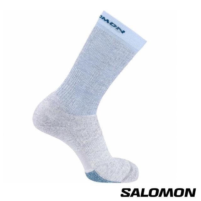 【salomon官方直營】X ULTRA 登山中筒襪(藍/洋綠/黑棕)
