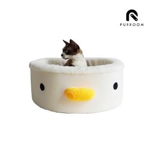 【PURROOM】可愛小雞深睡窩窩寵物窩(貓狗睡床 睡墊)