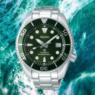 【SEIKO 精工】Prospex 廣告款 相撲綠水鬼 潛水機械錶/SK027(6R35-00A0G/SPB103J1)