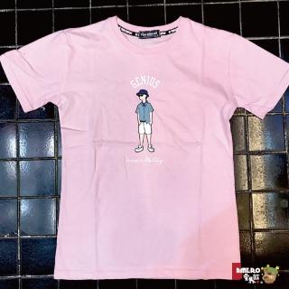 【AMERO】男女款 圓領短袖T恤(天才男孩人物印花 情侶裝 親子裝 有大尺碼)