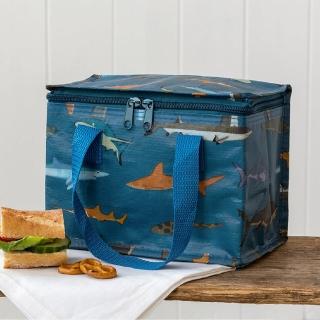 【Rex London】環保保冷袋 鯊魚圖鑑(保溫袋 保冰袋 野餐包 野餐袋 便當袋)