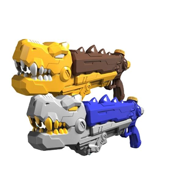 【酷博士】酷炫恐龍強力氣壓水槍 顏色隨機(戲水玩具)