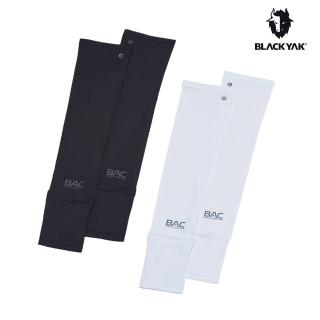 【BLACK YAK】AQUAX透氣涼感指扣式袖套[白色/黑色]BYCB1NAM01(春夏 袖套 防曬 單車 運動必備 中性款)