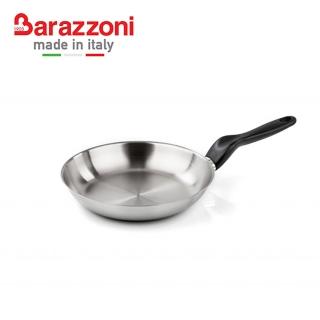 【Barazzoni】巴拉佐尼 無氧系列 32cm 不鏽鋼 平底鍋 278109032