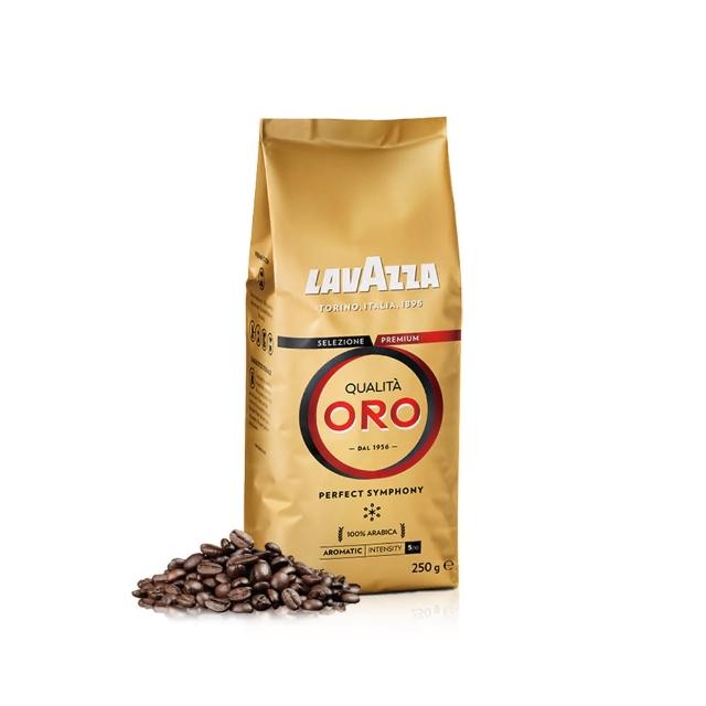 【LAVAZZA】ORO金牌咖啡豆2袋組(250gx1袋)