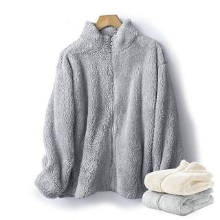 【RH】柔軟蓬鬆珊瑚絨毛外套(保暖雙面毛料最後一件499出清)