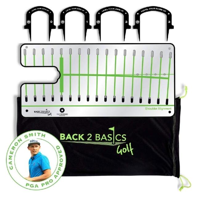 【Back 2 Basics Golf】高爾夫推桿鏡子推桿門練習組(廣受PGA Pro 職業選手愛用版)