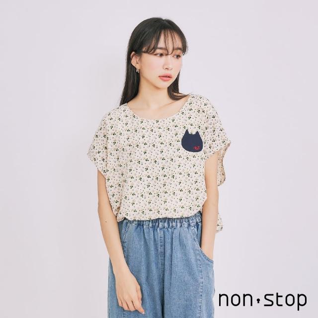 【non-stop】清新碎花連袖上衣-1色