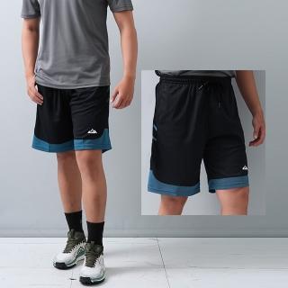 【遊遍天下】MIT台灣製男款抗UV吸濕排汗運動褲藍球褲GP1011黑(M-2L)