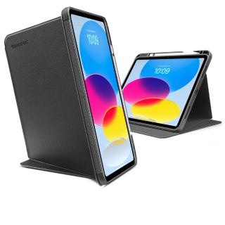 【tomtoc】iPad 第10代 10.9吋 2022年 多角度折疊平板保護套 黑(平板保護套)
