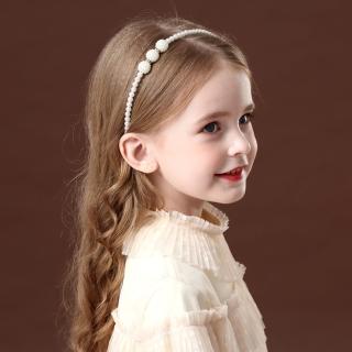 【Baby 童衣】簡約白色珍珠髮箍 女童髮飾 花童髮飾 88980(共１款)