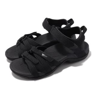 【TEVA】涼鞋 W Tirra 女鞋 黑 全黑 排水 避震 耐磨 再生織帶 快乾(4266BKBK)
