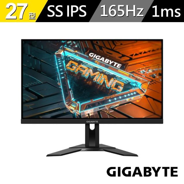 【GIGABYTE 技嘉】G27F 2 27型FHD Adaptive-Sync 電競螢幕(SS IPS/1920x1080/165Hz/HDMI/DP)