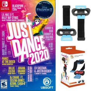 【Nintendo 任天堂】Switch遊戲 舞力全開2020 Just Dance 2020+JYS跳舞體感腕帶(國際外盒版 支援中文)