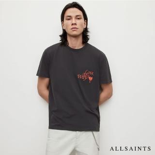 【ALLSAINTS】DIRECTION 愛心標語短袖T恤 MG069Y(舒適版型)