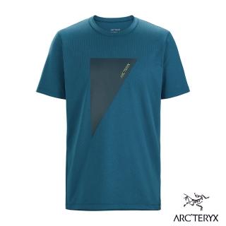 【Arcteryx 始祖鳥】男 Captive Logo 短袖圓領衫(寧靜綠)