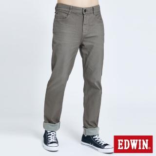 【EDWIN】男裝 JERSEYS 迦績 超彈中直筒牛仔褲(中灰色)