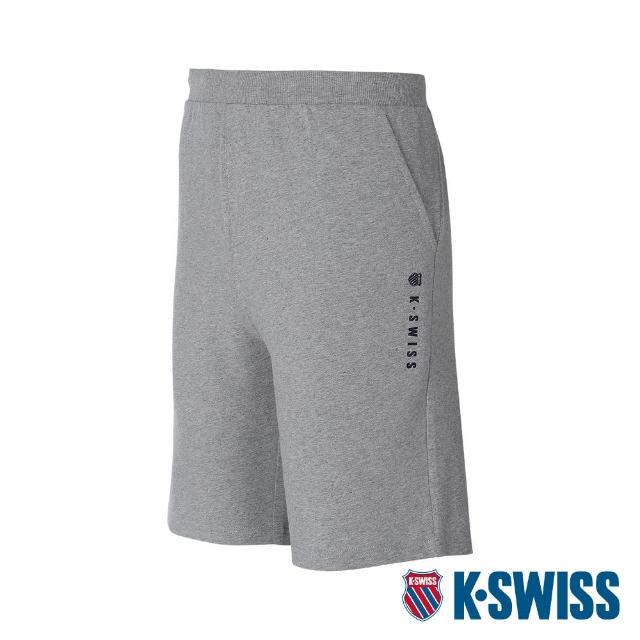 【K-SWISS】棉質短褲 Sweat Shorts-男-灰(108057-034)