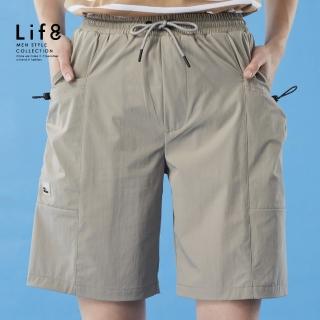 【Life8】ALL WEARS 輕薄透氣 口袋短褲(42014)