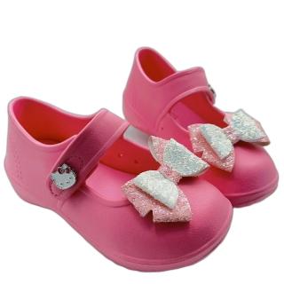 【樂樂童鞋】台灣製三麗鷗HelloKitty休閒鞋-粉色 另有桃色可選(台灣製)