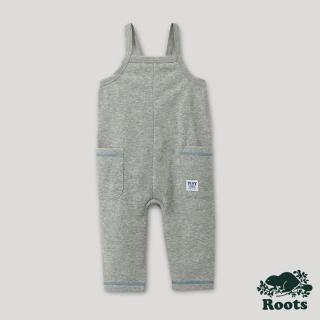 【Roots】Roots嬰兒-大自然俱樂部系列 背心式吊帶連身褲(灰色)