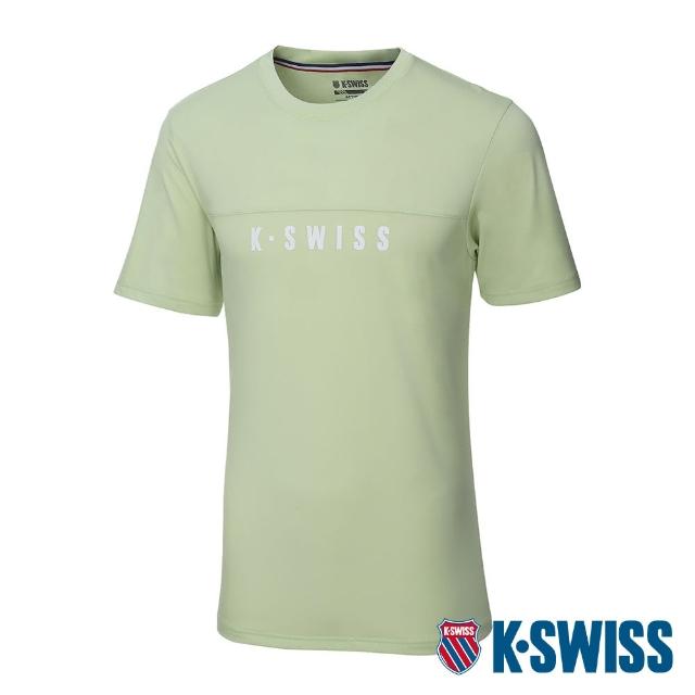 【K-SWISS】涼感排汗T恤 Active Tee-男-蘋果綠(108045-391)