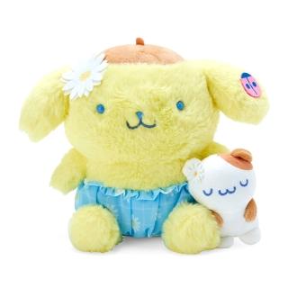 【SANRIO 三麗鷗】小雛菊系列 造型絨毛娃娃 布丁狗(生活雜貨)