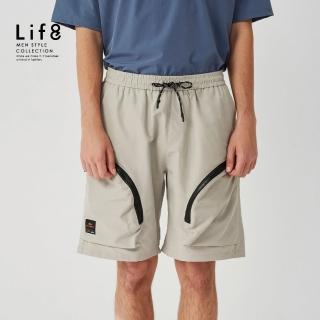 【Life8】WILDMEET 輕量立體口袋 工裝短褲(62027)