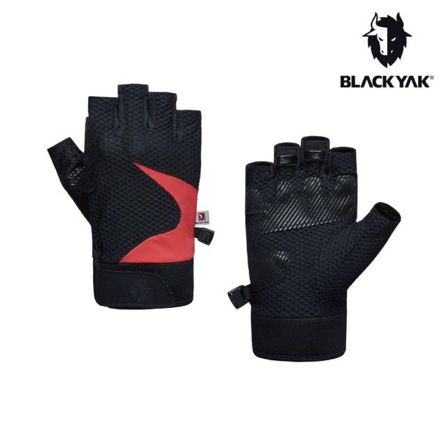 【BLACK YAK】50週年紀念款透氣半指手套[黑色]BYCB1NAN02(春夏 半指手套 手套 中性款)