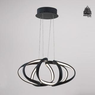 【必登堡】黑茲爾吊燈 B560192(客廳燈/玄關燈/工業風/現代/北歐風/線條感設計)