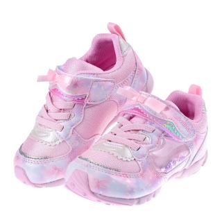 【布布童鞋】Moonstar日本LUVRUSH夢幻粉兒童機能運動鞋(I3F214G)