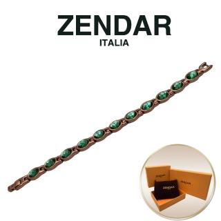 【ZENDAR】4顆純鍺 健康鈦鍺玫瑰翡翠綠水晶手鍊精品 附送禮提袋(S號 85526)