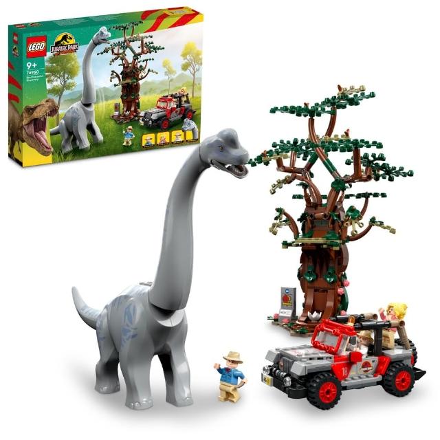 【LEGO 樂高】侏儸紀世界系列 76960 Brachiosaurus Discovery(恐龍 玩具積木 禮物)