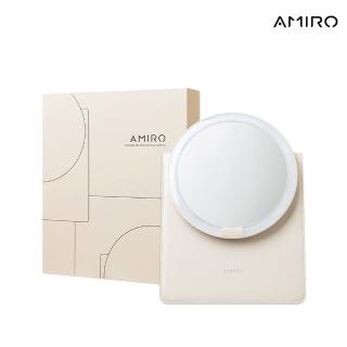 【AMIRO】覓光旅行化妝LED高清日光包包鏡(旅行化妝包 手拿包 美妝鏡 隨身鏡 化妝鏡 補光燈 情人節 禮物)