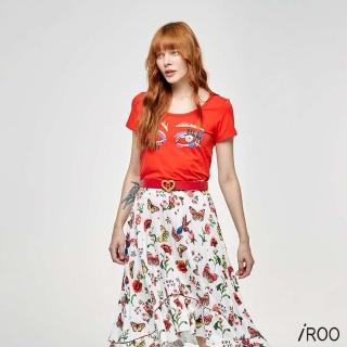 【iROO】印花短袖T恤
