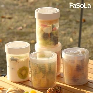 【FaSoLa】便攜式PP保鮮雙層水果 沙拉罐