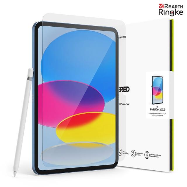 【Ringke】iPad 第10代 2022 10.9吋 Tempered Glass 鋼化玻璃螢幕保護貼(Rearth 保護貼)