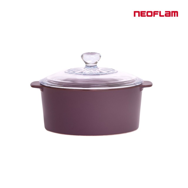 【NEOFLAM】韓國製Motus系列20cm陶鍋(兩色任選)