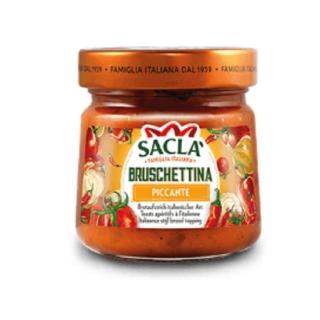 即期品【Sacla】義大利番茄辣味抹醬 190g/瓶(有效日期2024/07/31)