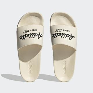 【adidas 愛迪達】拖鞋 女鞋 運動 ADILETTE SHOWER 奶茶 GZ9510