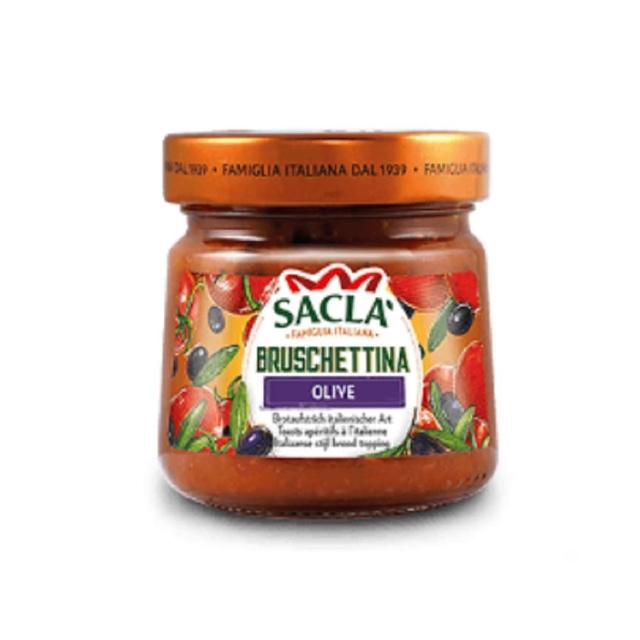 即期品【Sacla】義大利番茄橄欖抹醬 190g/瓶(有效日期2024/07/31)
