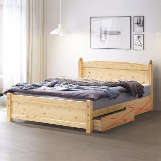 【MUNA 家居】柏克5尺雙人床/不含抽屜櫃(雙人床 床架 床台 收納)