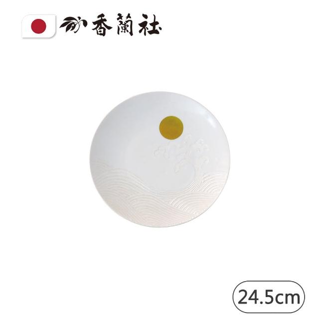 【香蘭社】浮雕金圓盤/金月/24.5cm(日本皇家御用餐瓷)