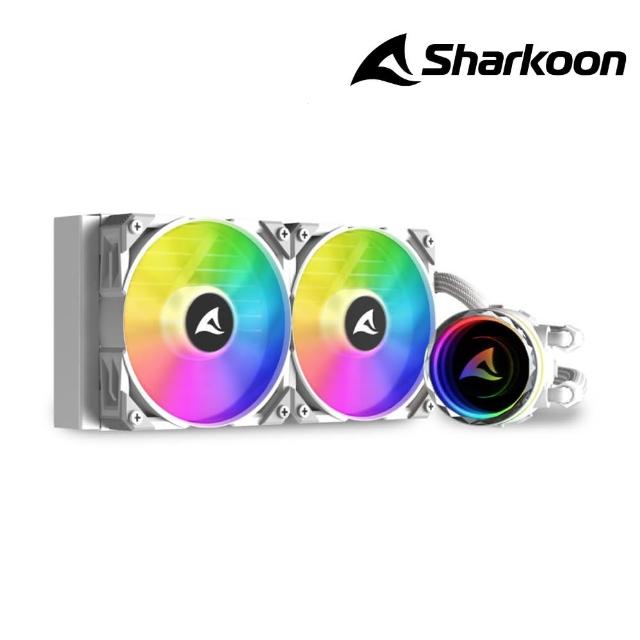 【Sharkoon 旋剛】S80 RGB White一體式CPU水冷式散熱器
