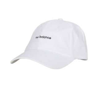 【NEW BALANCE】棒球帽-防曬 遮陽 鴨舌帽 運動 帽子 NB 白白黑白(LAH21100WK)