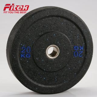 【Fitek】20公斤槓片一片 可摔奧林匹克槓片/ IWF規格槓片 20KG(耐衝擊彈跳片 奧林匹克包膠槓片 奧片)
