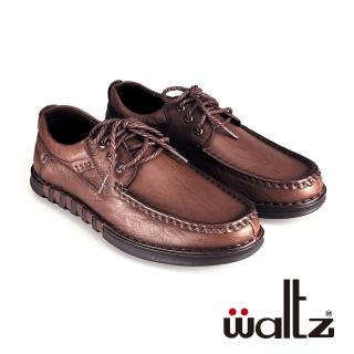 【Waltz】城市休閒 牛皮經典休閒鞋(622226-23 華爾滋皮鞋)