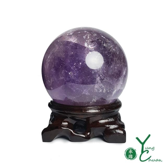 【YC 寶石】天然頂級烏拉圭紫晶球(K146)